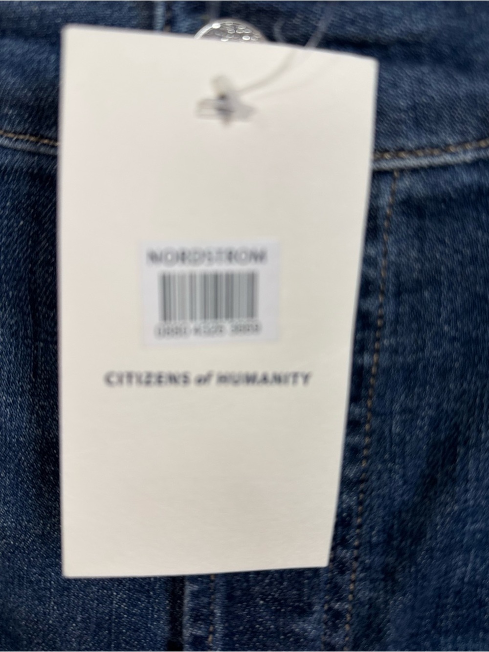 Citizens Of Humanity Classic Blue High-Rise Wide-Leg Jeans - Picture 3 of 3